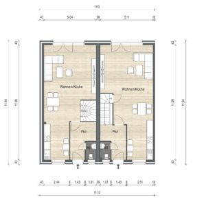 Abbildung Grundriss Haustyp Optima EG 02